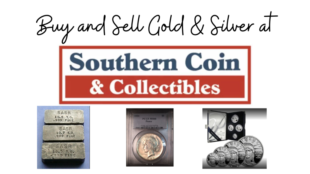 thumbnail for logo southern coin and collectibles buy and sell gold and silver by The plug