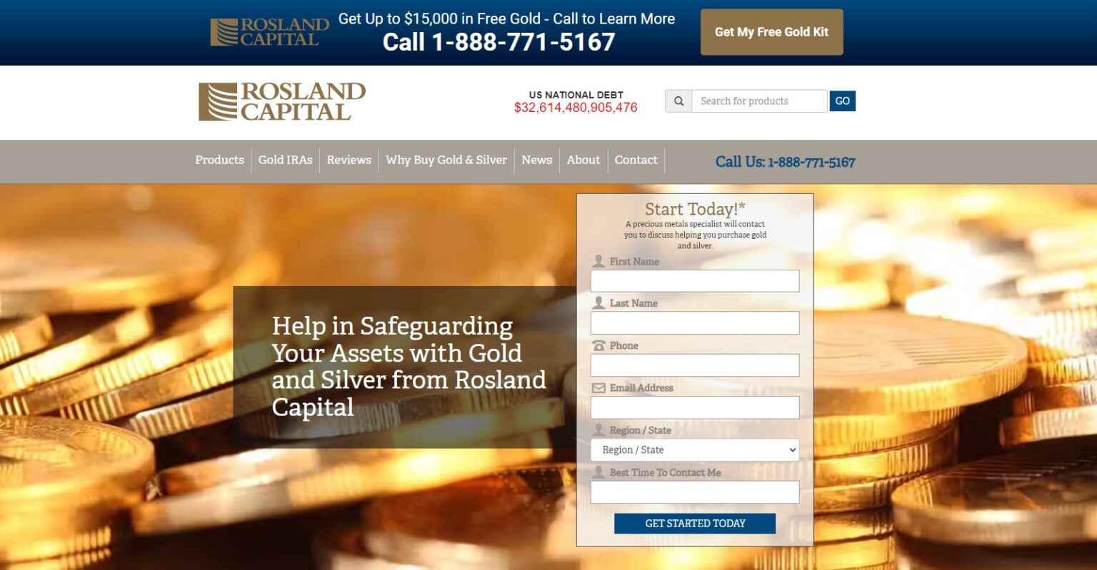 Rosland Capital Gold Review 2023 Scam or Legit Bullion Dealer